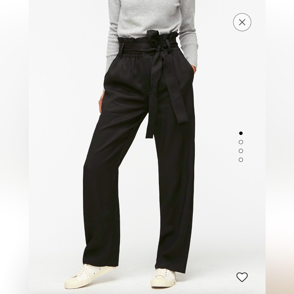 J. Crew Drapey Paper-bag Pant